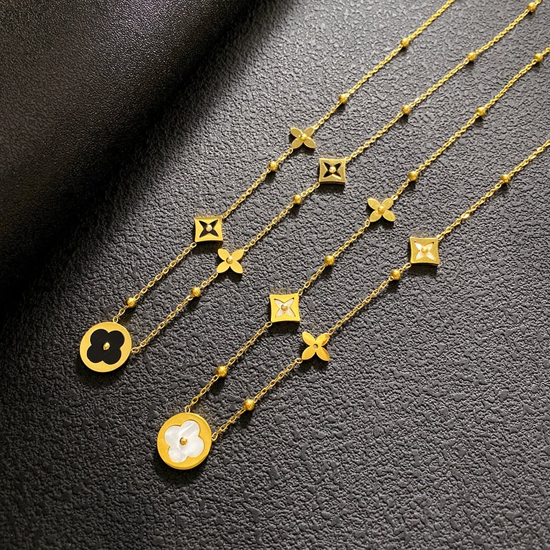Monogram Trail Clover Necklace - Image 5