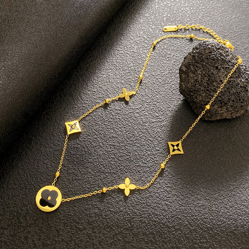 Monogram Trail Clover Necklace - Image 7