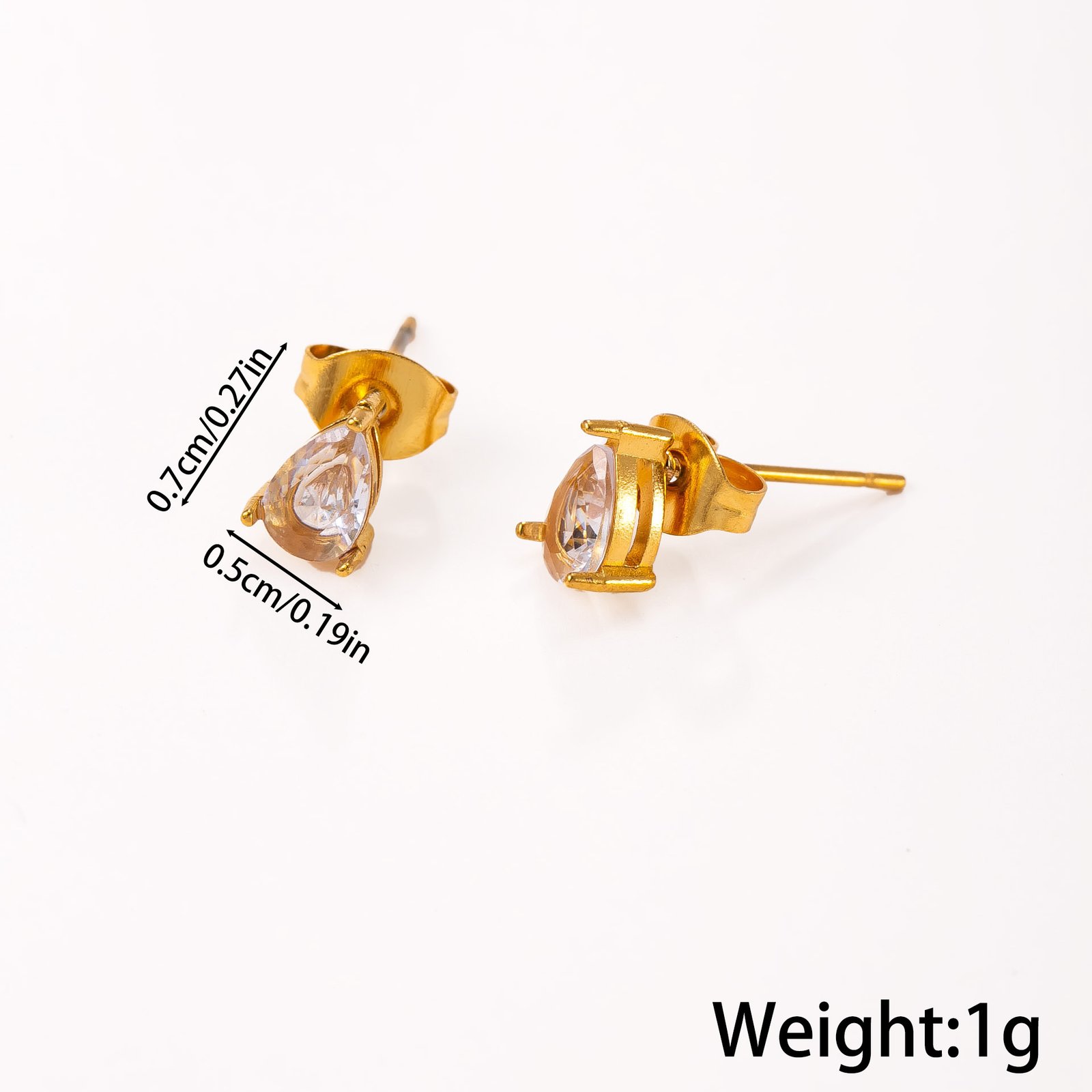 Multi-Shape Gemstone Stud Set - Image 8