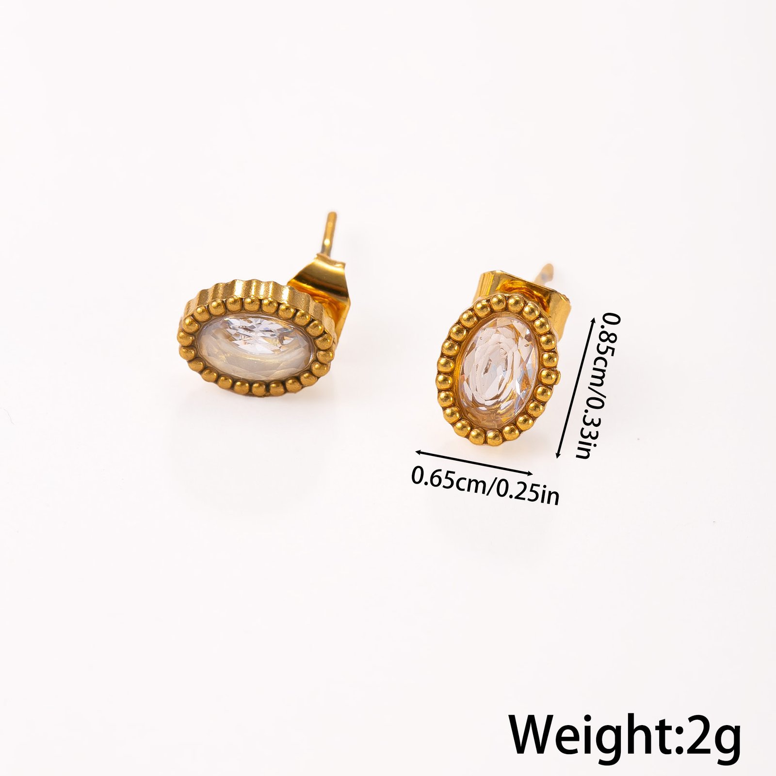 Multi-Shape Gemstone Stud Set - Image 7
