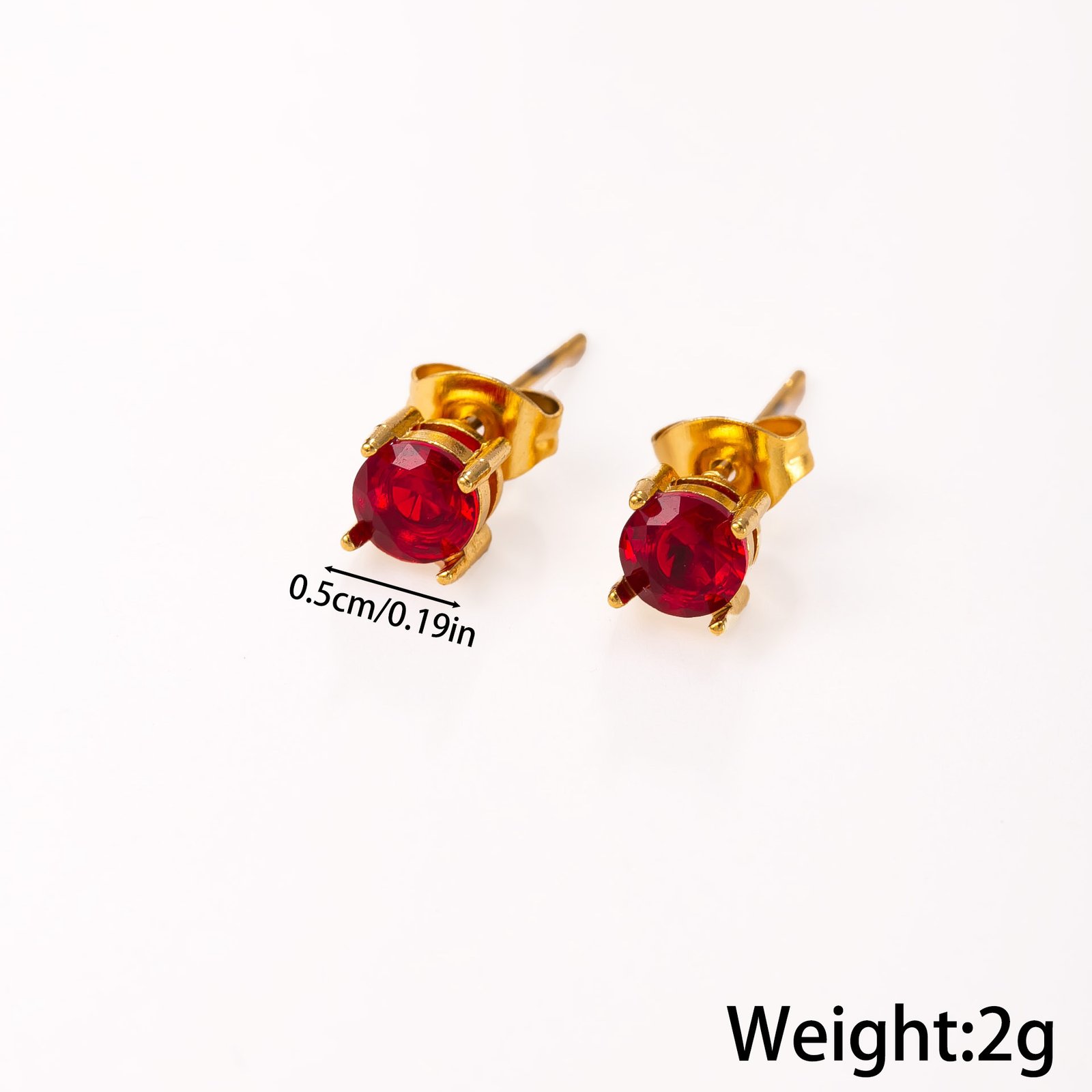 Multi-Shape Gemstone Stud Set - Image 10