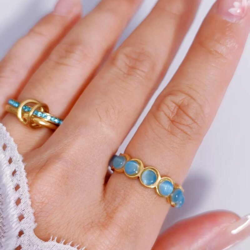 Ocean Pebbles Cat’s Eye Ring