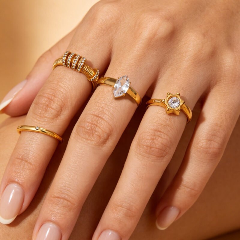 Soft Edge Squared Band Ring