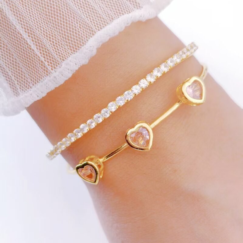 Sweetheart Duo Layered Cuff
