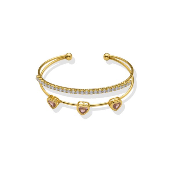 Sweetheart Duo Layered Cuff