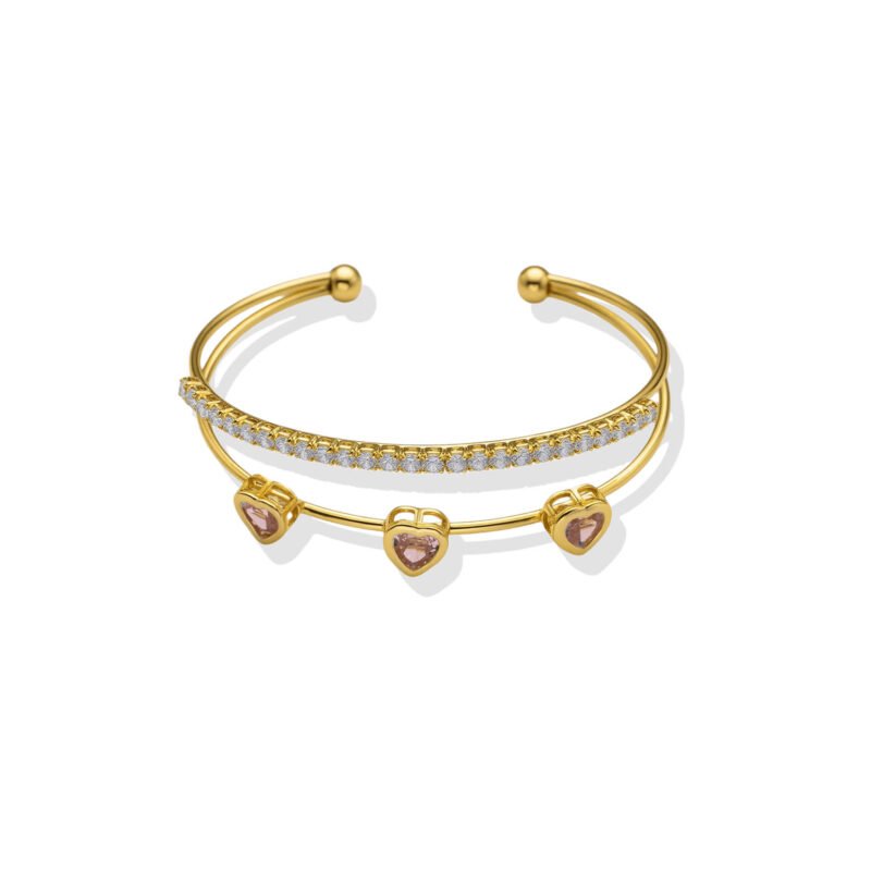 Sweetheart Duo Layered Cuff