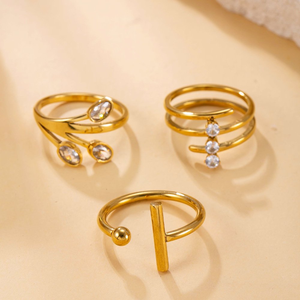 Triple Coil Zircon Ring - Image 4