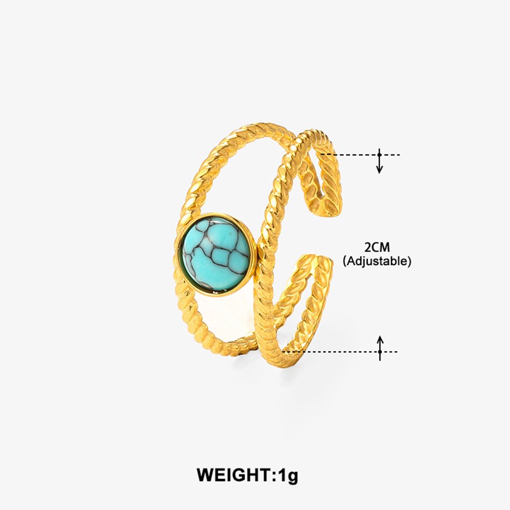 Twisted Rope Ring - Image 3