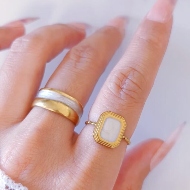 Vintage Frame Emerald-Cut Ring