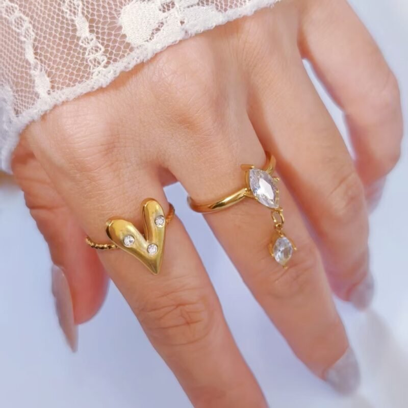 Wild Heart Adjustable Open Ring