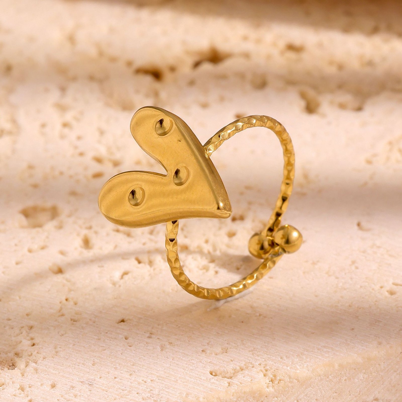 Wild Heart Adjustable Open Ring - Image 7