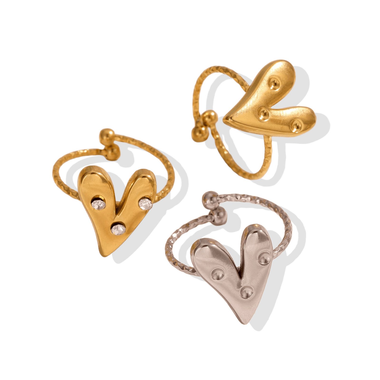 Wild Heart Adjustable Open Ring