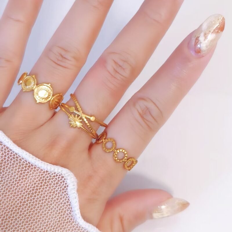 Ancient Shields Coin Disc Ring