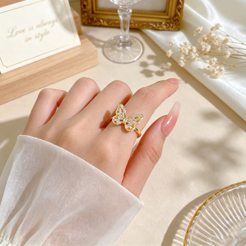 Baguette Butterfly Statement Ring - Image 4