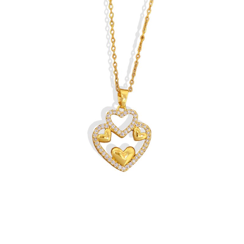 Cascading Hearts Necklace