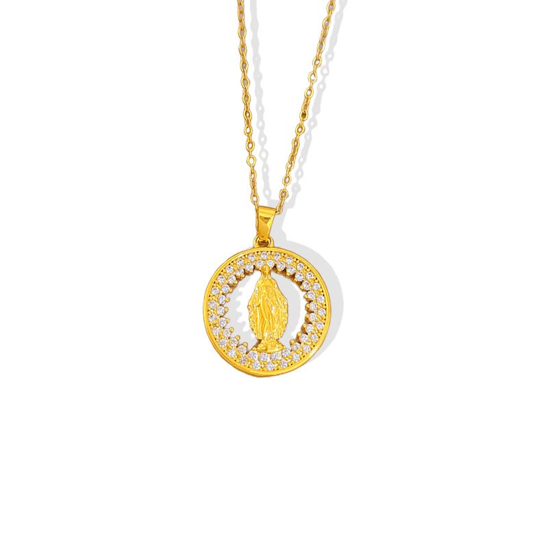 Halo Medallion Blessed Necklace