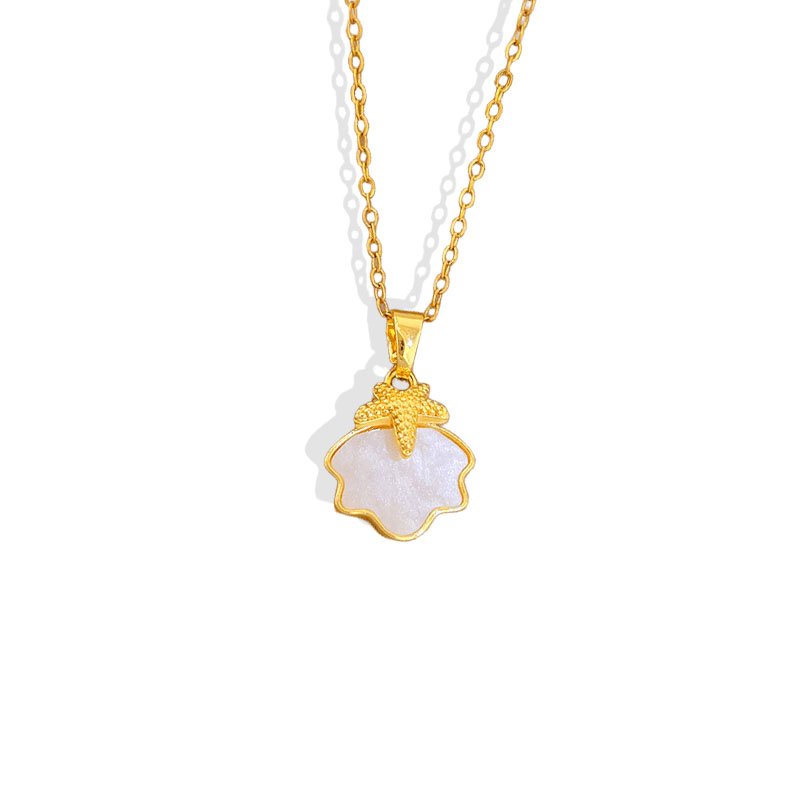 Mother of Pearl Starfish Necklace