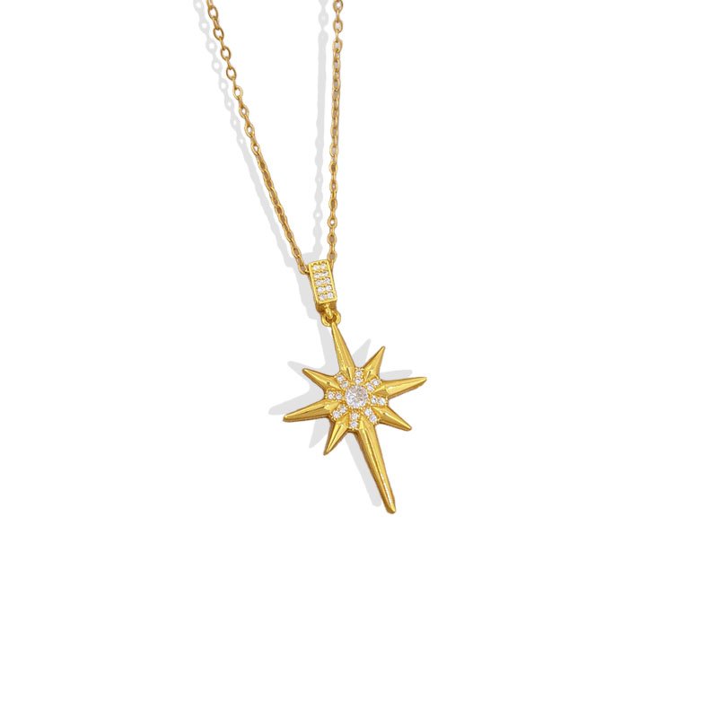 North Star Sunburst Necklace