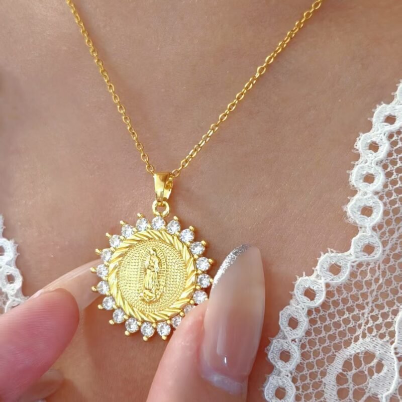 Radiant Sun Medallion Necklace