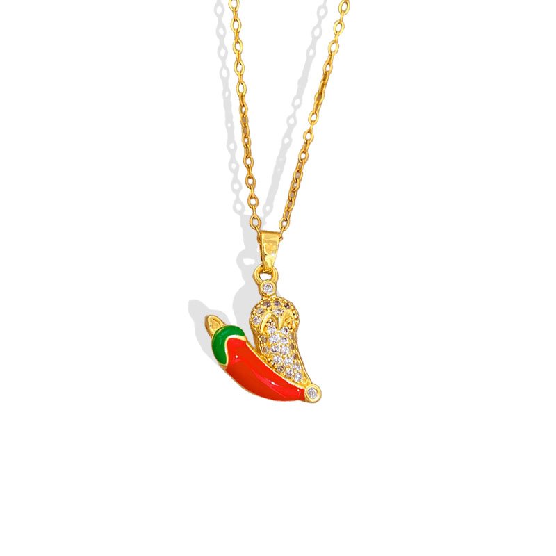 Spicy Chili Pepper Necklace