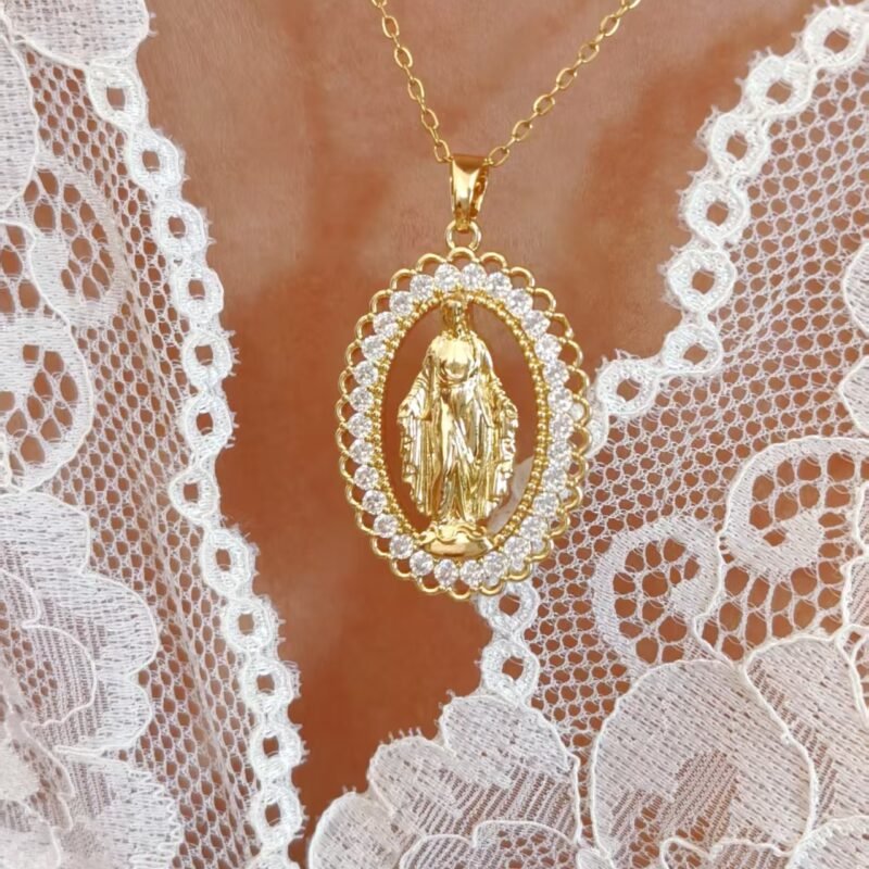 Vintage Oval Blessing Necklace
