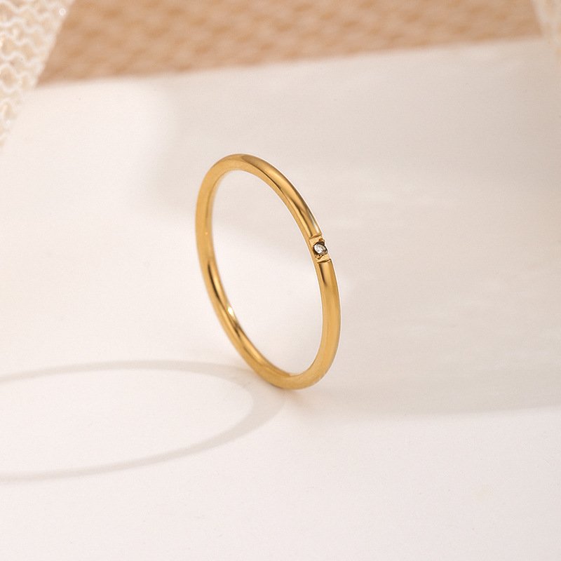 Whisper Thin Crystal Ring - Image 9