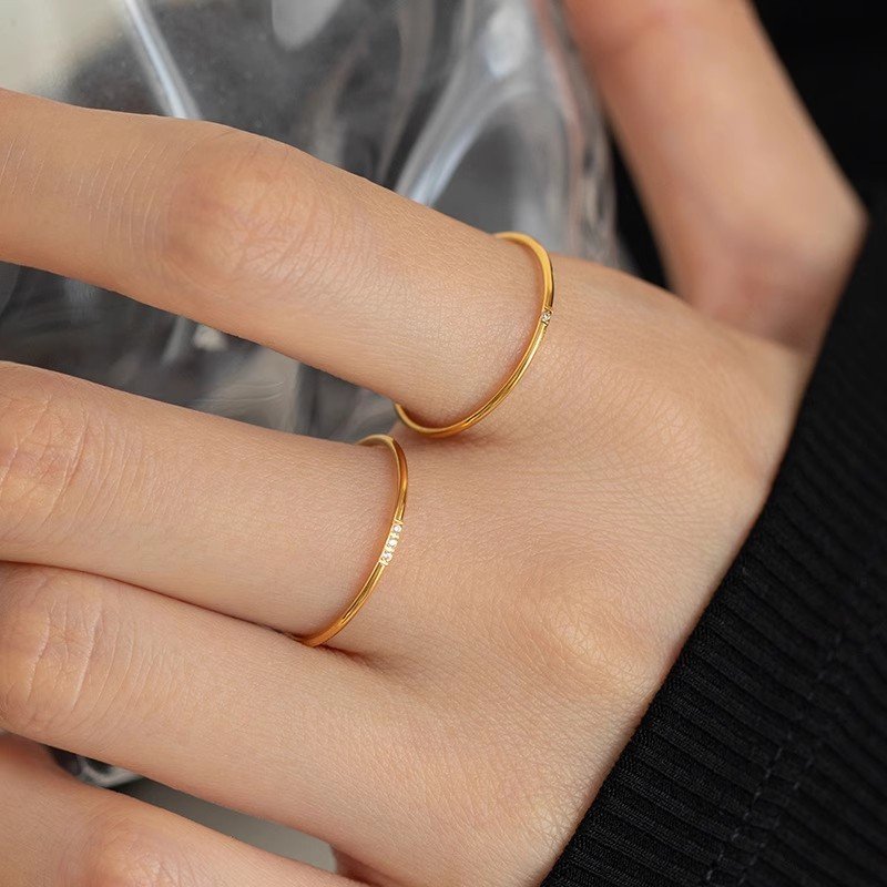 Whisper Thin Crystal Ring - Image 3