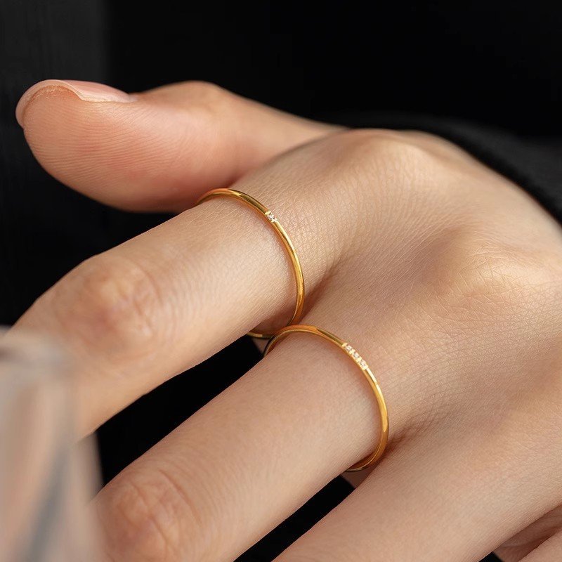 Whisper Thin Crystal Ring - Image 2