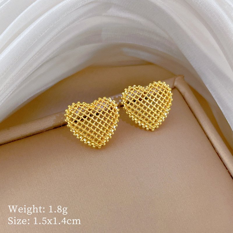 Woven Heart Necklace & Earring Set - Image 6