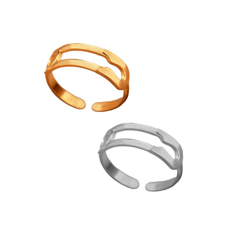 Paper Clip Minimalist Loop Ring